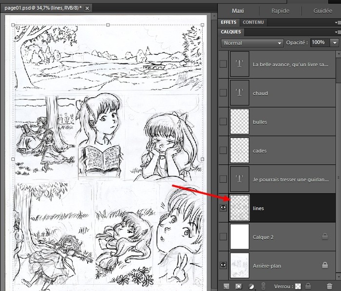 La création d'une BD - making of "Alice au pays des merveilles" Photos13