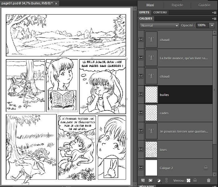 La création d'une BD - making of "Alice au pays des merveilles" Photos17