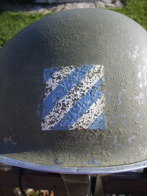 casque us Sclueter 3rd infantry division 00512