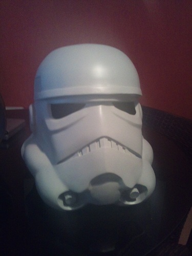 casque stormtrooper (pepakura,résine,mastic,peinture) 1411