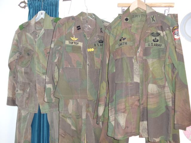 Some badged up Nam uniforms Dsc03219