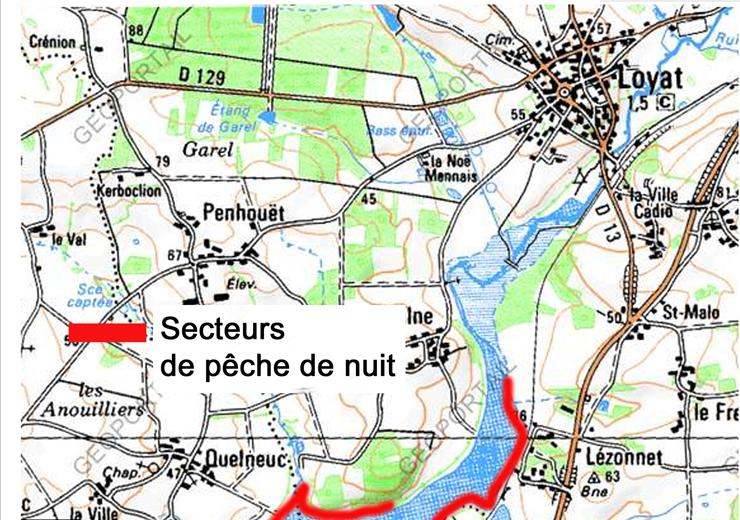 Lac au Duc ou Lac de Ploermel – Grand lac public – Morbihan (56) Aa308