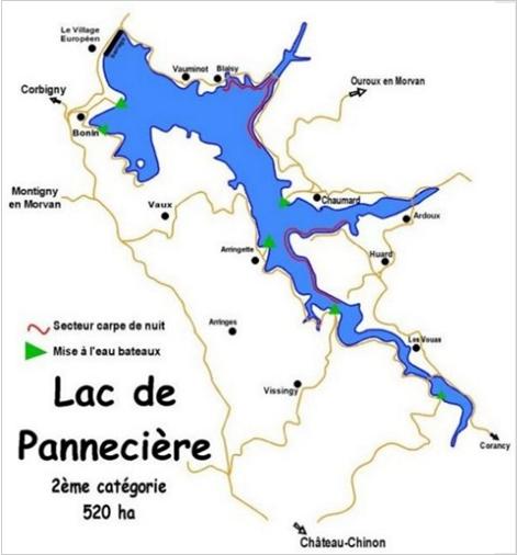Lac de Pannecière – Grand lac public – La nièvre (58) Aa392