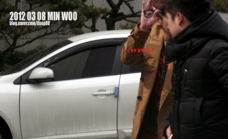 [Pics] Shinhwa heading for Win Win Recording~ M210