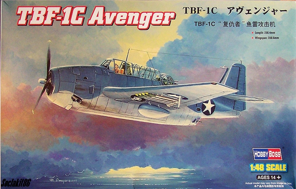 1/48 - TBF-1C Avenger - Hobby Boss  00010