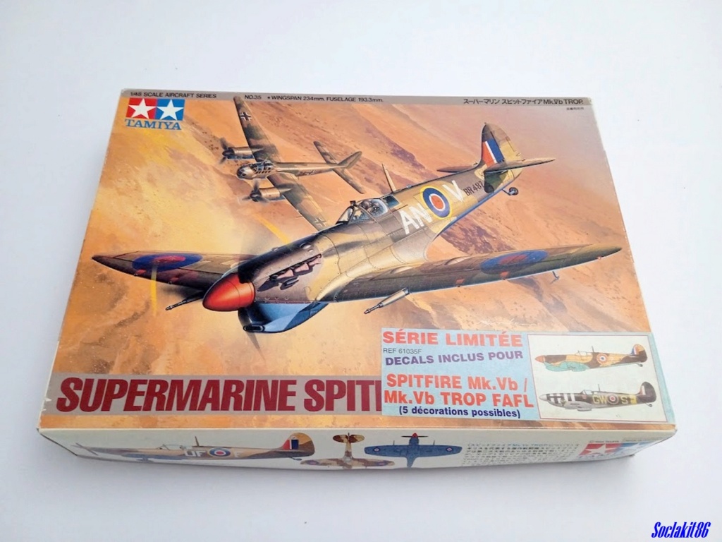 1/48 - Supermarine Spitfire Mk Vb - Tamiya  : BM324 / GW°S de Bernard Dupérier ... 00146