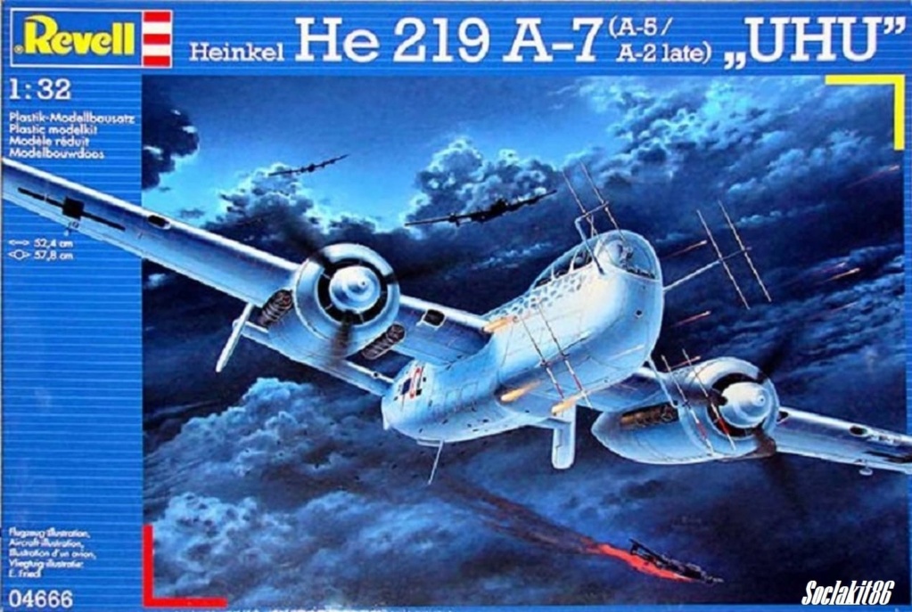 1/32 Heinkel He 219 A-7 "Uhu"  - Revell  04666 00175
