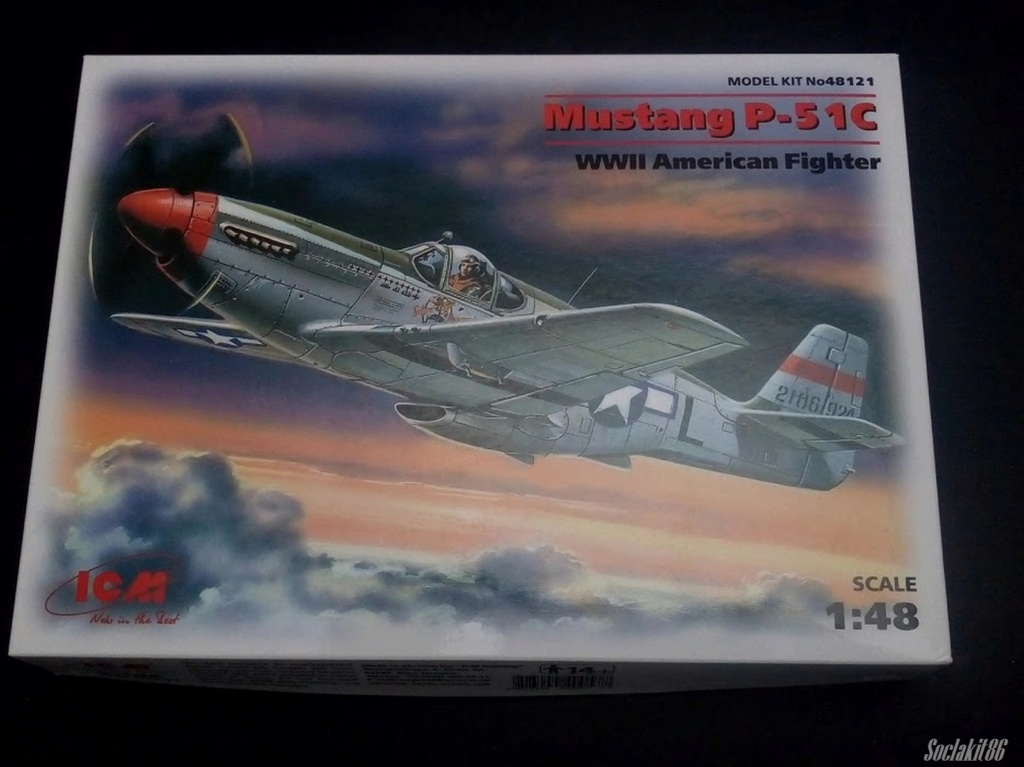 [ICM] 1/48 - North American P-51B Mustang   00195