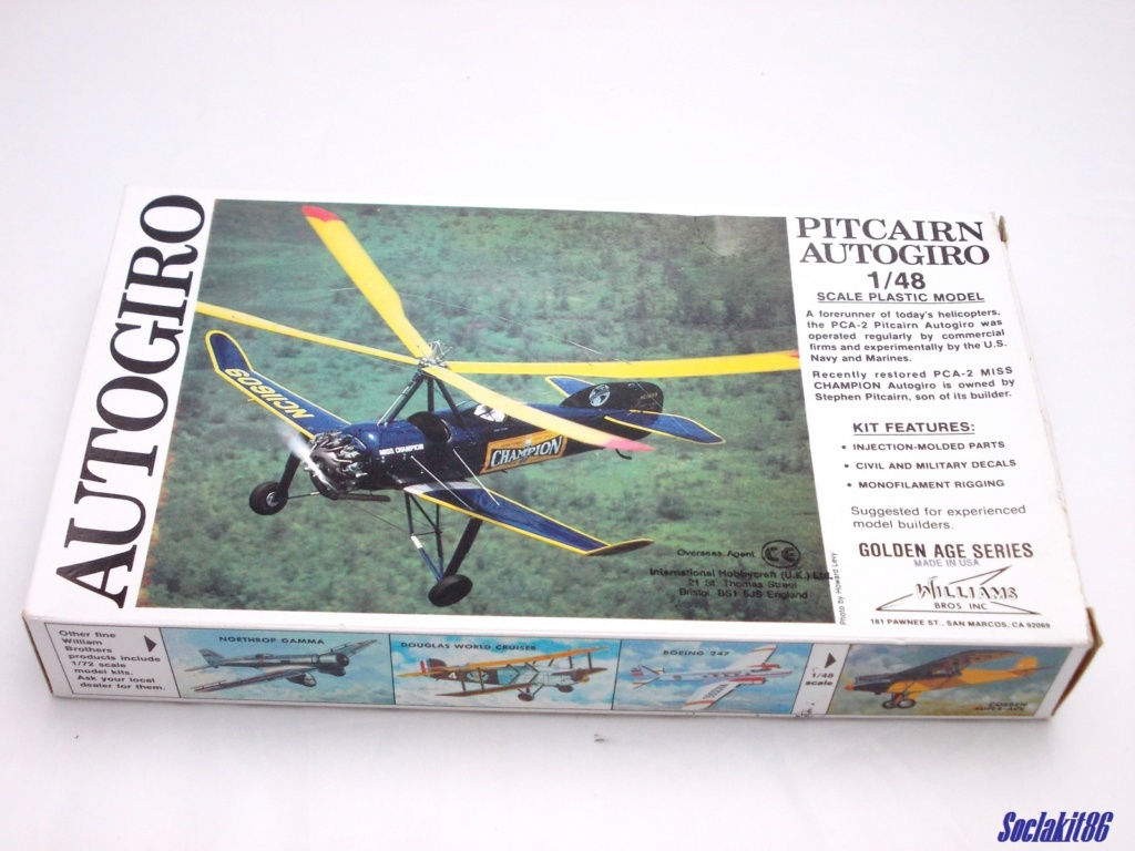 1/48 - Autogire Pitcairn XOP-1 "US Navy" - Williams Bros Inc réf 48-161 0040
