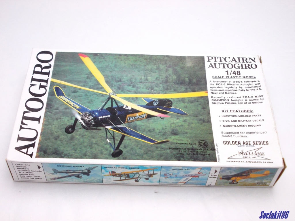 1/48 - Autogire Pitcairn XOP-1 "US Navy" - Williams Bros Inc   réf 48-161  0040