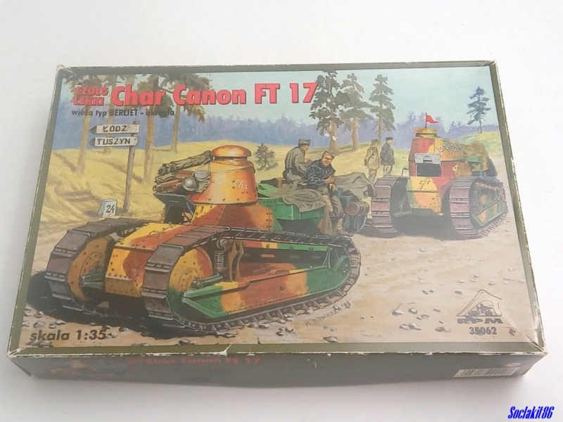 1/35 - Renault FT canon à tourelle Berliet - RPM 0077