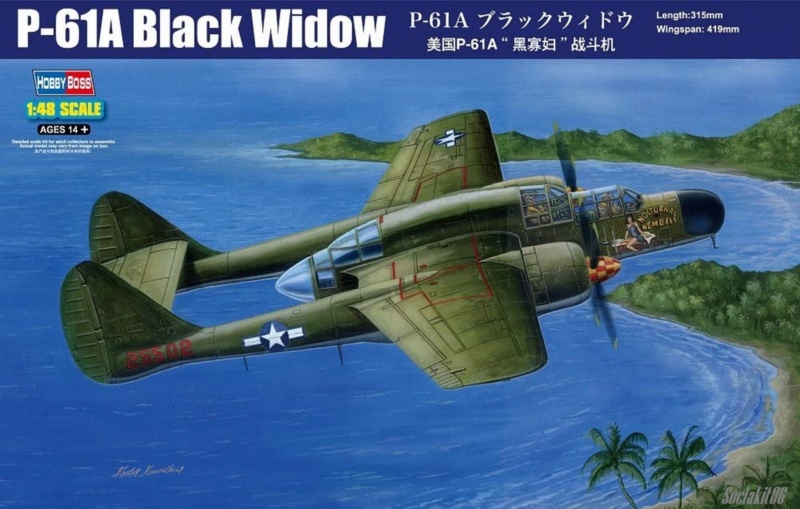 1/48 - Northrop P-61A Black Widow - Hobby Boss 0085