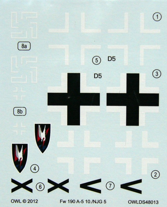 FW 190 A-5 codé D5 + XV du 10/NJG-3 "Nachtjagdkommando 190" (Eduard 1/48) 02_owl10