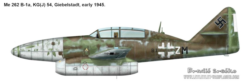 1/48 - Messerschmitt Me 262B-1a et 262B-1a/U1 - Dragon 04-me210