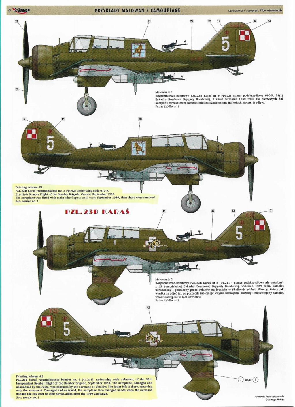 1/48 - PZL P-23B Karas - Mirage Hobby  1024