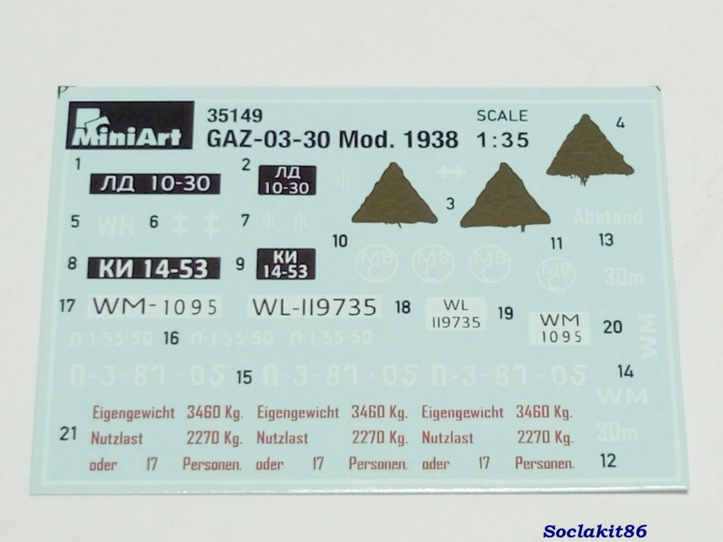 1/35 - GAZ 03-30 model 1938 - Mini Art 35149  ... 12135