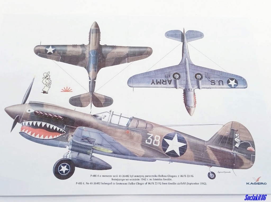 1/48 -  Curtiss P-40E Warhawk - AMT/ERTL   2237
