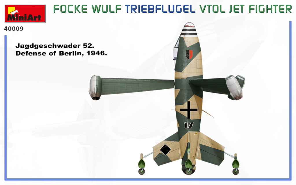 Focke Wulf Triebflügel - SNCASO / Sud Ouest 1664 Hélijet P-01 (Mini Art réf 40009 au 1/35) 40009_13