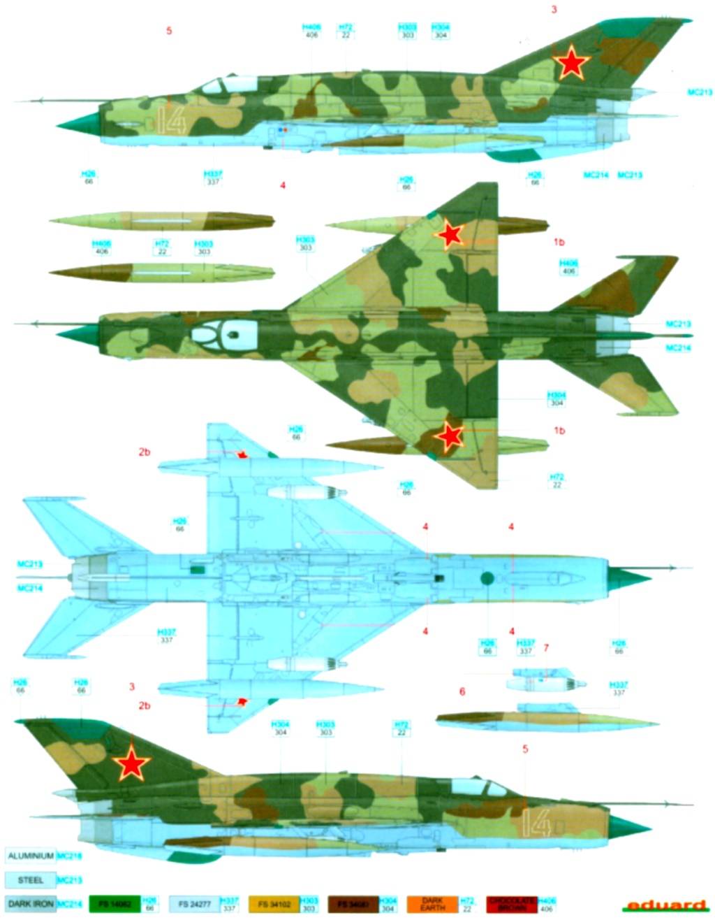  * 1/48 - MiG 21 MT Izdeliye 96B s.n 96.40.14 - Eduard W.E - Page 3 A36