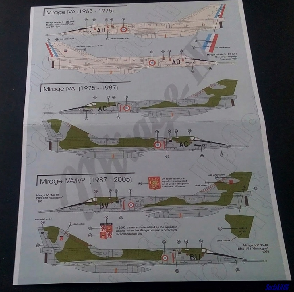  1/48 - Mirage IVA - Heller + Divers B29