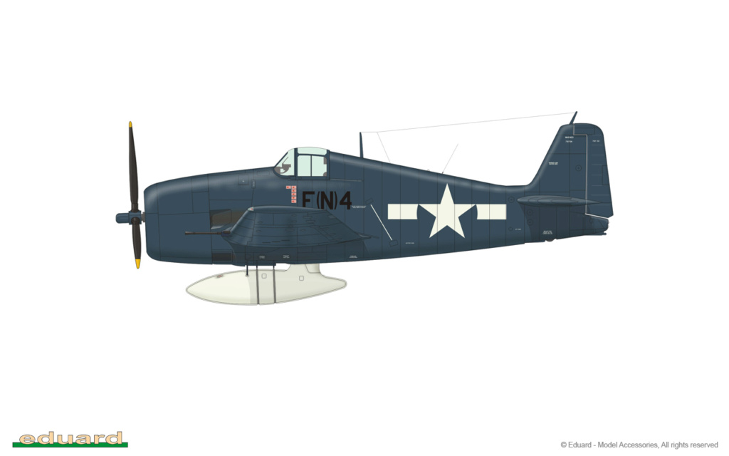 * 1/48 - Grumman F6F-5N Hellcat - Eduard W.E 84133  B38