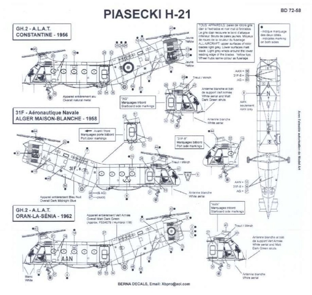 Piasecki H-21C Shawnee "Banane Volante " (Italeri 1/48) Bd725810