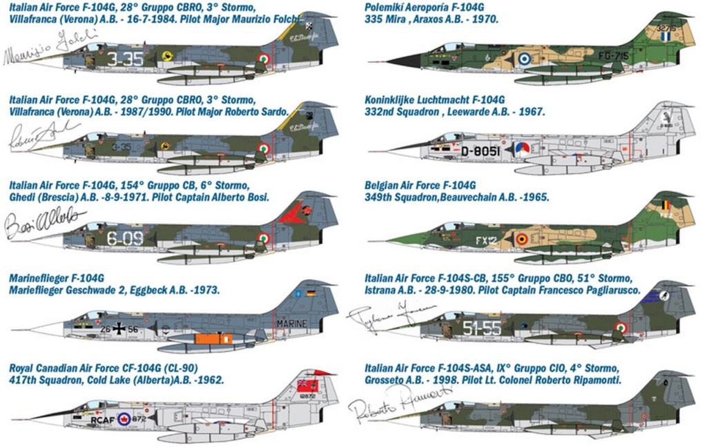 CF-104 G / CL-90 Starfighter RCAF - 417th Squadron Cold Lake A.B -1962 (Italeri 1/32)  Dzocor10