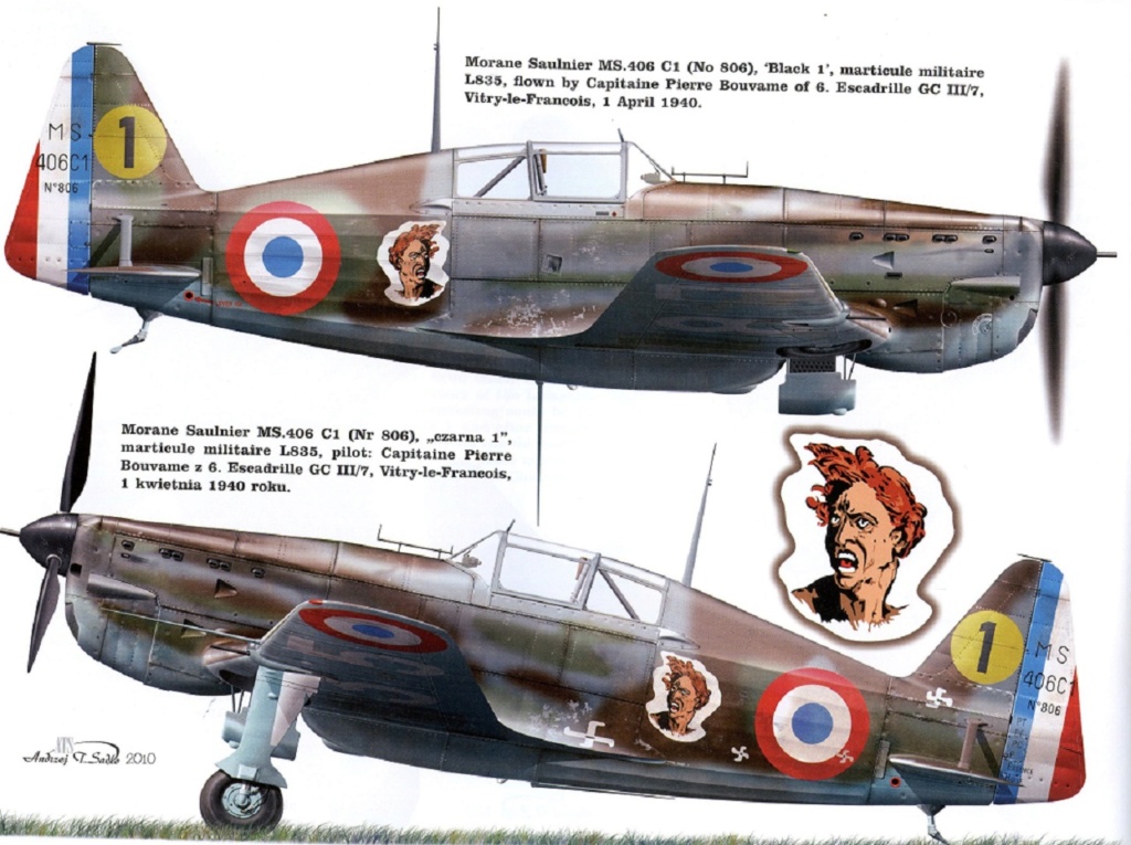* 1/32 - Morane Saulnier MS 406 - Azur /AB Toys + décals Kagero Top Colors Img03010