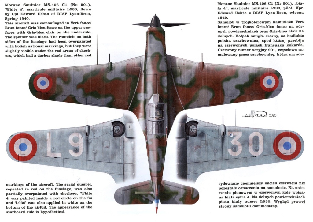 * 1/32 - Morane Saulnier MS 406 - Azur /AB Toys + décals Kagero Top Colors Img03310