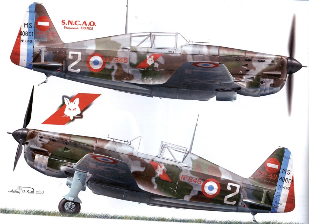 * 1/32 - Morane Saulnier MS 406 - Azur /AB Toys + décals Kagero Top Colors Img03410