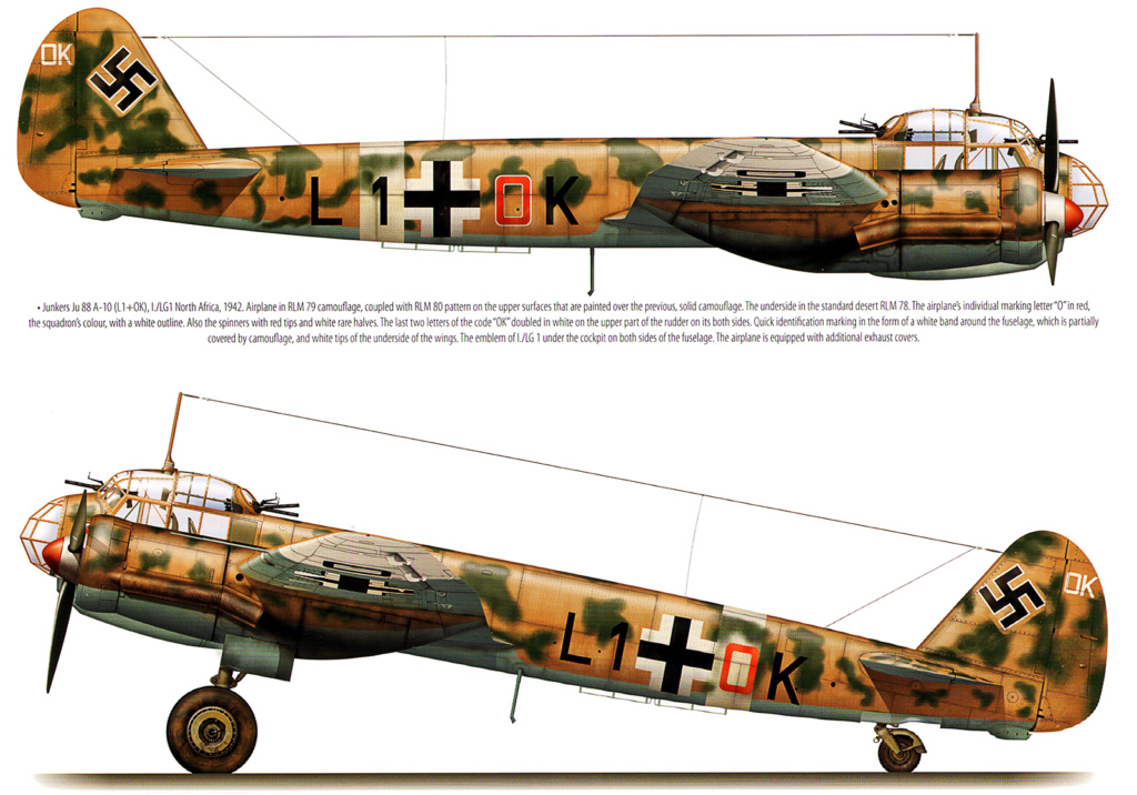 Junkers Ju 88 A-11 (ICM 48235 au 1/48) L1+OK du 2/LG-1 ... Junker32