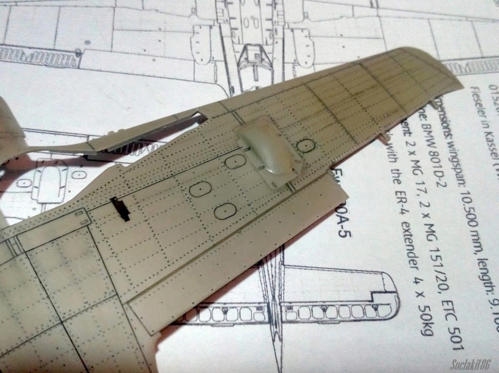 FW 190 A-5 codé D5 + XV du 10/NJG-3 "Nachtjagdkommando 190" (Eduard 1/48) M0938