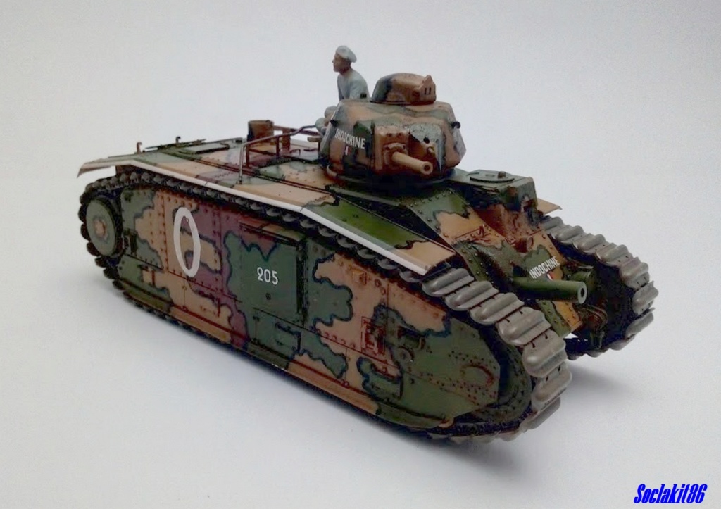 Fil rouge 2020 : B1 bis n°205 / 0 "Indochine" ( Tamiya 1/35) *** Terminé en pg 3 M2420