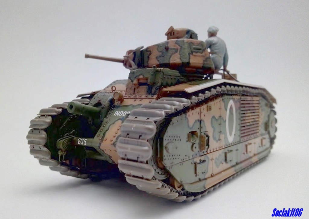 Fil rouge 2020 : B1 bis n°205 / 0  "Indochine" ( Tamiya 1/35) *** Terminé en pg 3 M2616