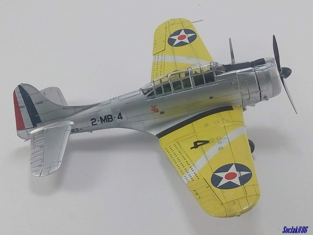 Douglas SBD-1 Dauntless (Accurate Miniature 1/48) "The US Marines Corps Golden Wings" M4227