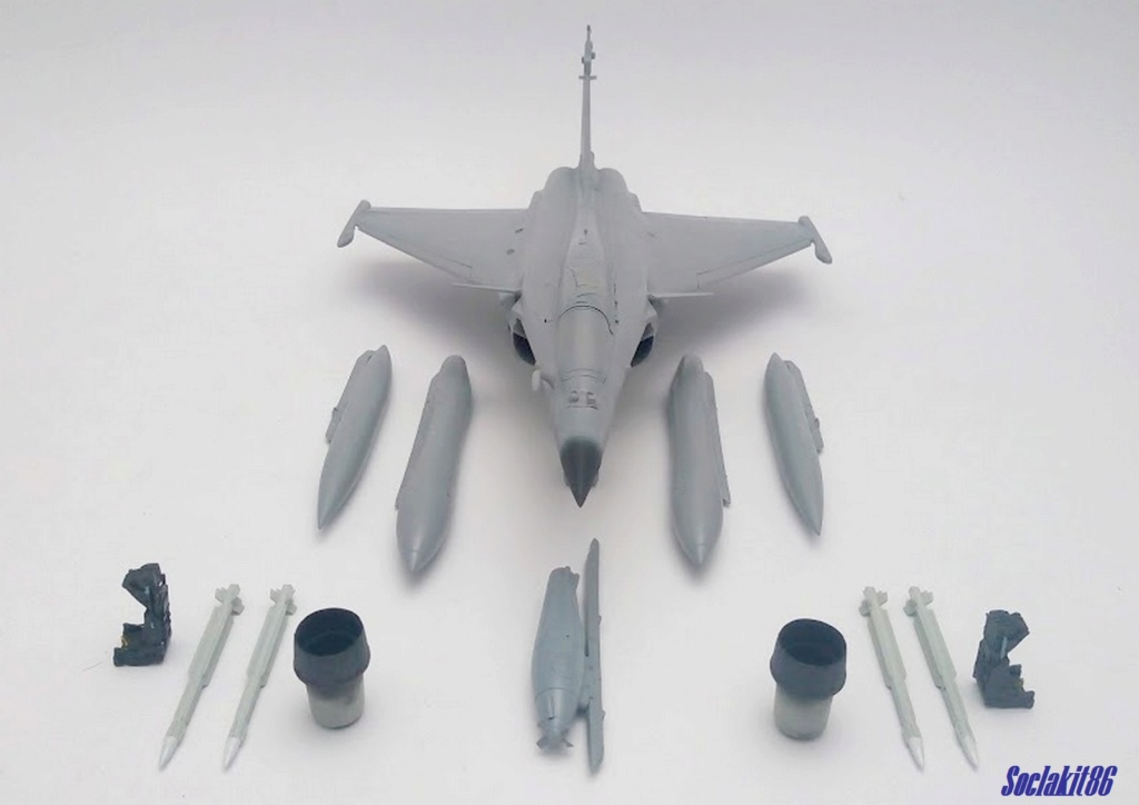 1/48 - What If d'un Rafale Marine Biplace  - Revell et Hobby Boss  N_4810