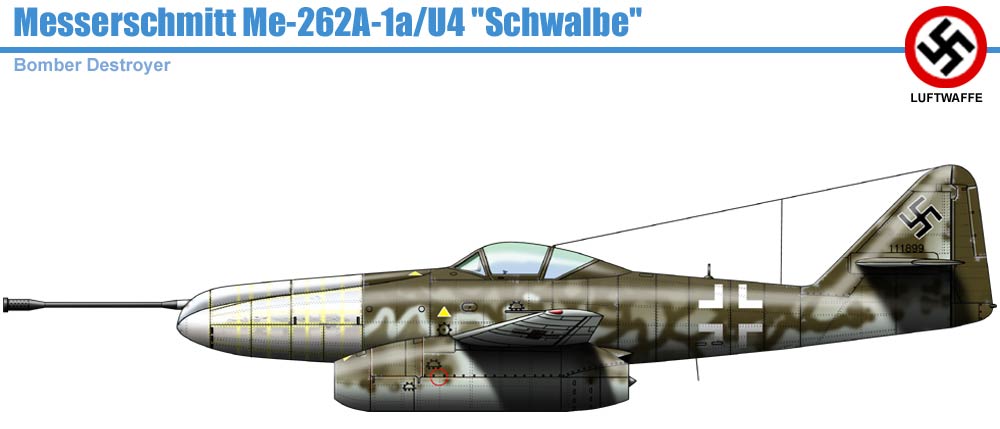 1/48 - Messerschmitt Me 262B-1a et 262B-1a/U1 -   Dragon P110