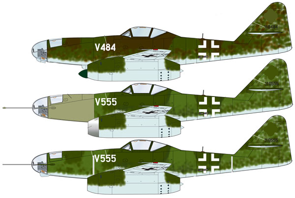 1/48 Messerschmitt Me 262 A-2a/U2 - Dragon et Hobby Boss Qz0nih10