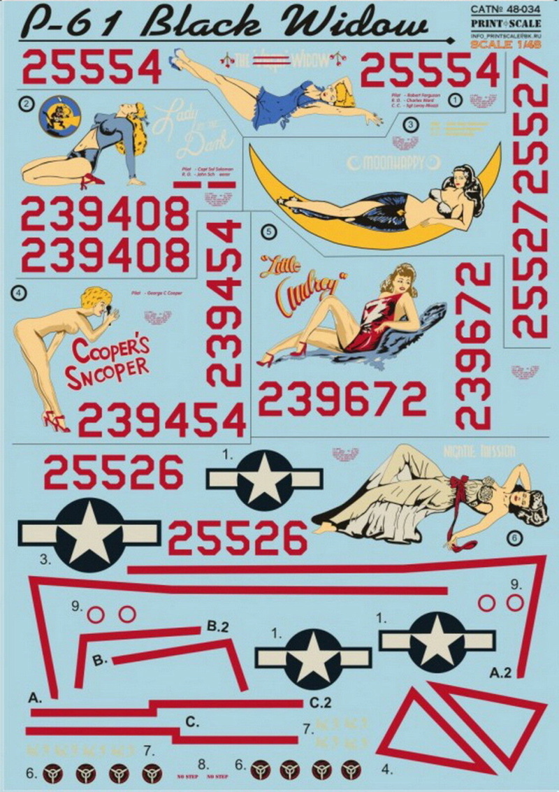 1/48 - Northrop P-61A Black Widow - Hobby Boss S-l16024