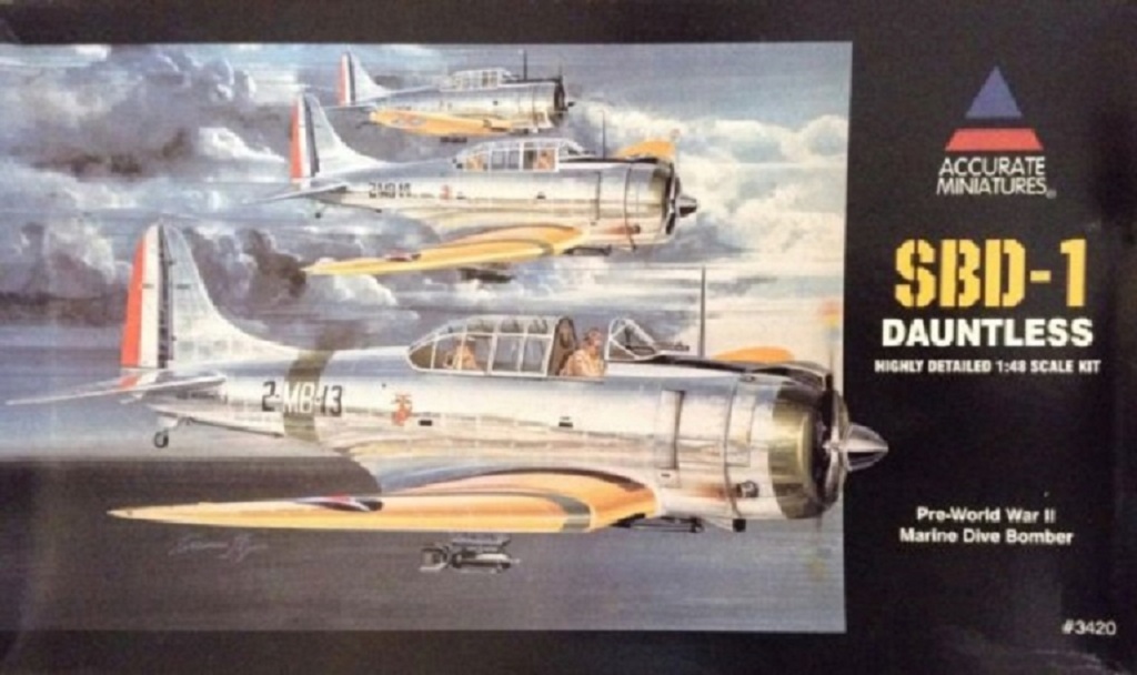 Douglas SBD-1 Dauntless (Accurate Miniature 1/48) "The US Marines Corps Golden Wings" S-l64013