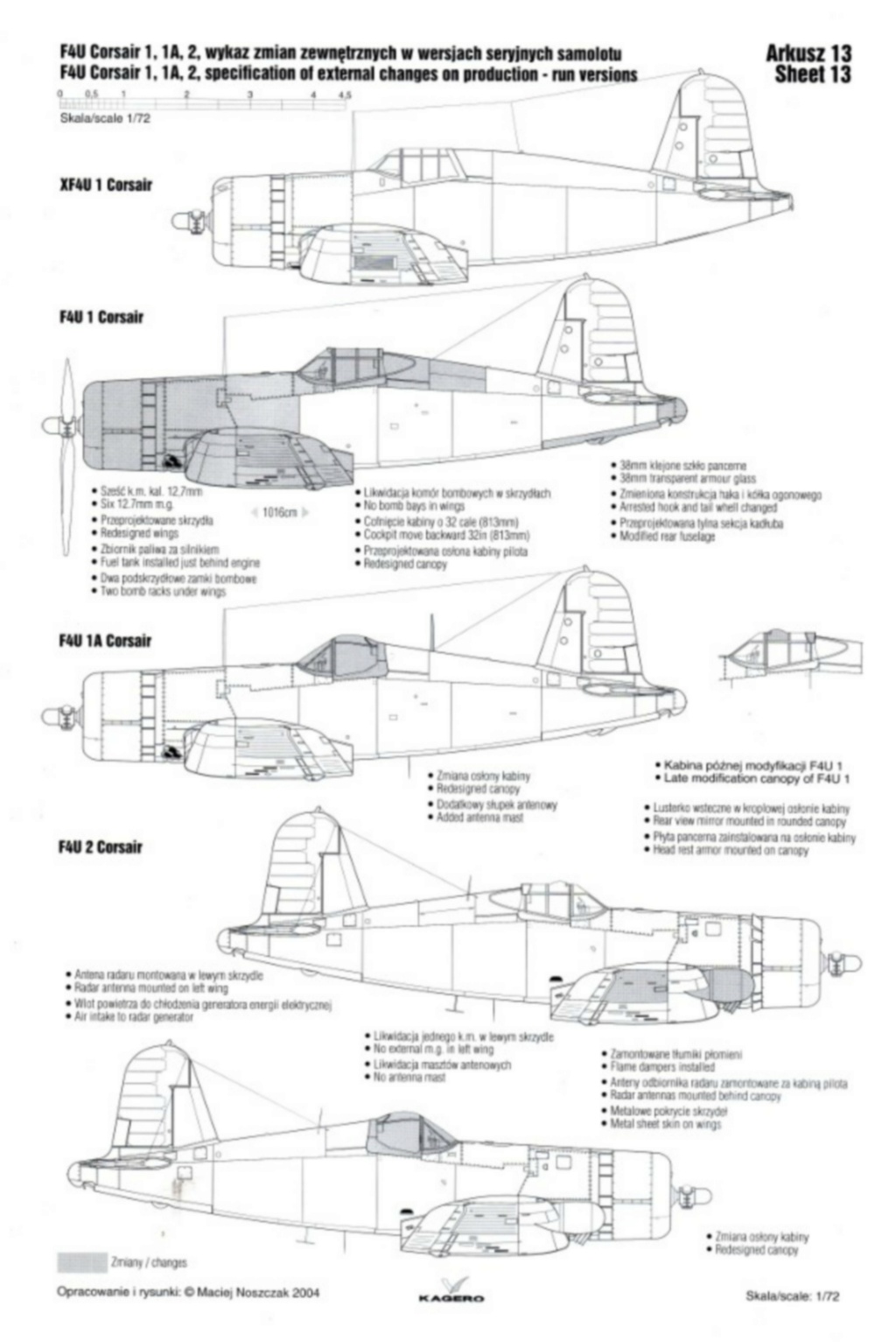 Double montage 1/48 : [bases Hobby Boss et Tamiya] Chance-Vought F4U-1 & F4U-2 Corsair "Birdcage"    Sans_t13