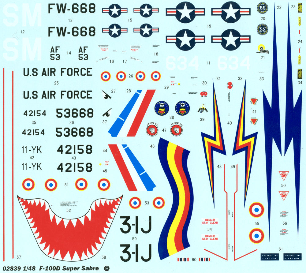 1/48 - North  American  F-100 D Super Sabre - Trumpeter  Tru_2818