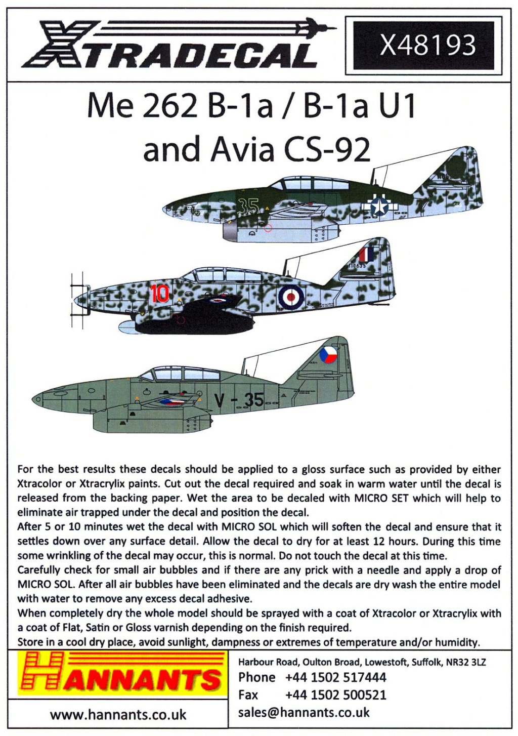 1/48 - Messerschmitt Me 262B-1a et 262B-1a/U1 -   Dragon X4819318