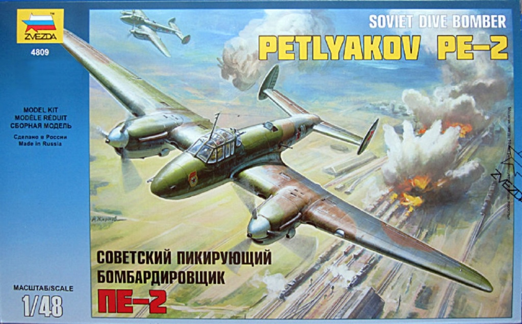 1/48 - PETLYAKOV PE2 PESHKA - ZVEZDA - OUVRE BOITE Zve_pe10