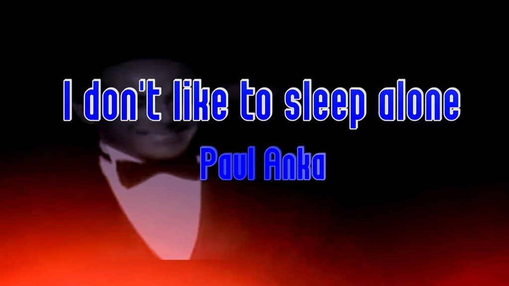 Paul Anka - I don't like to sleep alone Paul_a11