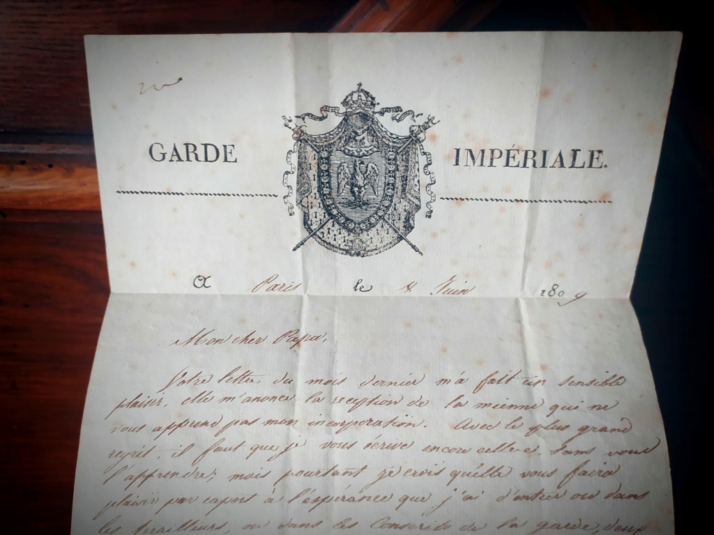 Lettre d'un Tirailleur-Chasseur de la Garde impériale 42179810