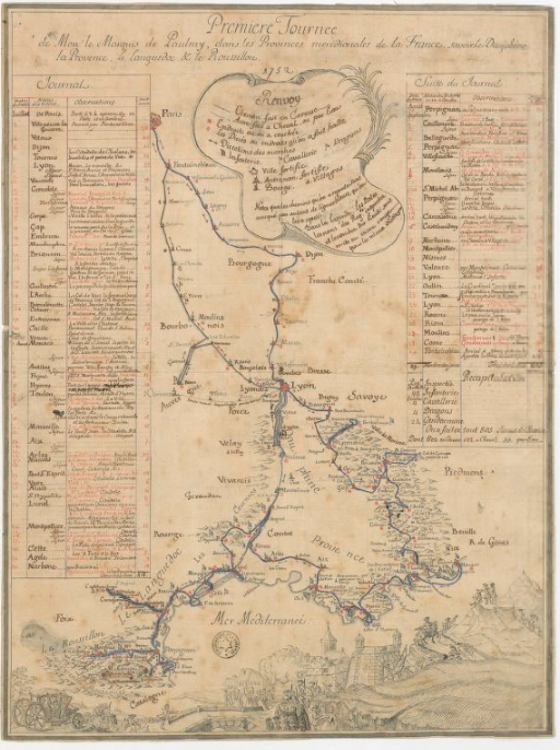 Carte de la tournée d'inspection du Marquis de Paulmy (1752) Carte_10