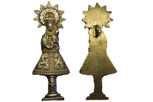 Medalla figurada de la Virgen del Pilar, siglo XIX. (R. M. PFV Pilar 15) Pilar_10