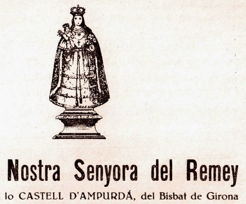 N.S. del Remei de Castell d´Empordá   principios del siglo XX. (AM) Remei_10