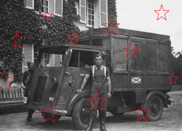 ambulance de l'armée Belge réutilisées par la Wehrmacht
